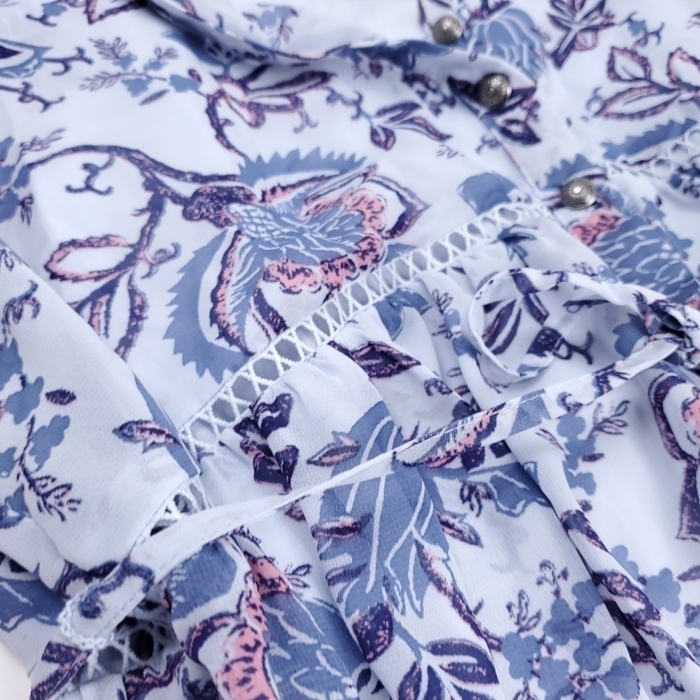 Motherhood Maternity Blue Floral 2pc Camisole M - Picture 15 of 16
